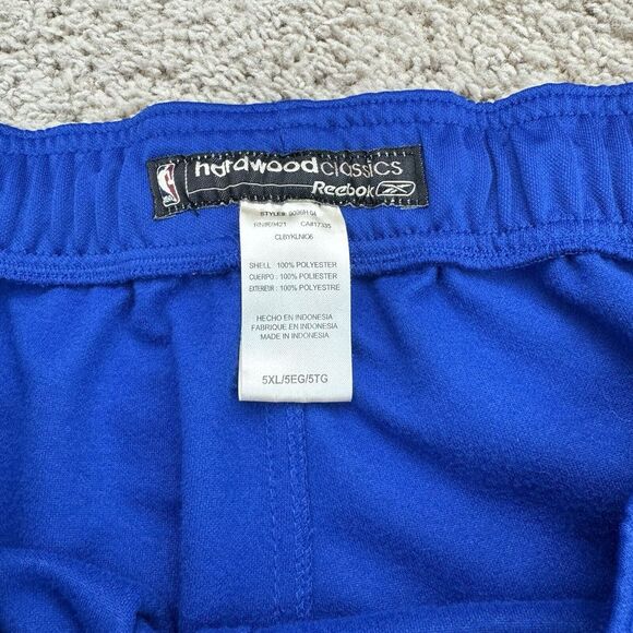 Vtg San Francisco Warriors Warmup Pants Mens 4XL Reebok HWC‎ Blue Drawstring ABA - Picture 7 of 13